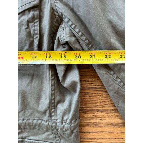 J. PETERMAN Green Military Utility Button Up Jacket  Women's Size Large - Picture 8 of 9